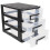Plastic Desk Organizer Cabinet with 4 Drawers 5