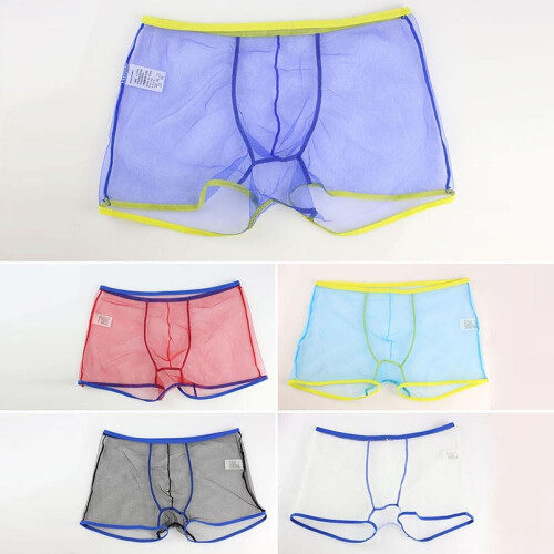 Ame Sexy Mesh Men's Boxer Shorts Red 1