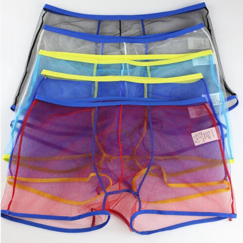 Ame Sexy Mesh Men's Boxer Shorts Red 2
