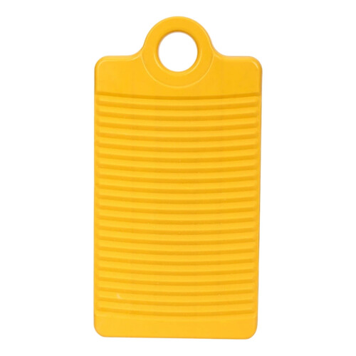 Mini Plastic Washboard for Laundry - Yellow 1