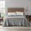 True North Solid Micro Fleece Blanket Grey TN51-0479 3