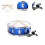 13-inch Snare Drum Blue Portable Lightweight 4