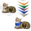 3D Cat Stuffed Throw Pillow with 5 Replaceable Scarves 4