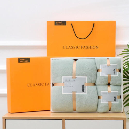 Σετ μαλακών πετσετών XIUH Home Textile1Σεντόνι μπάνιου2Πετσέτες χεριών, εξαιρετικά 1