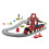 Train Set Educational Toy with Electric Tracks for Ages 3+ 4