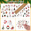 Christmas Enamel Charms Pendant Set 50 pcs 8