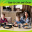 Wheat Straw Dinnerware Set Black 32 pcs for 4 3