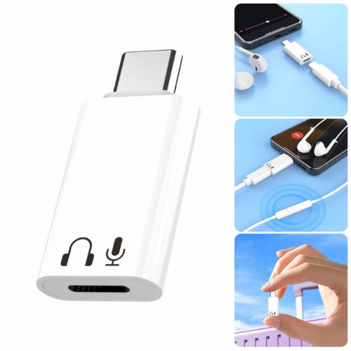 8Pin to USB-C Adapter for iPhone 16 and 15 with Enhanced 1