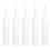 Refillable Caulking Tube White Plastic 5 Pcs 4