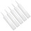 Refillable Caulking Tube White Plastic 5 Pcs 7