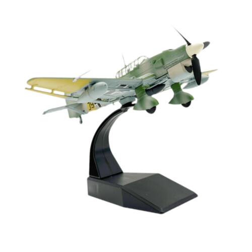 JU-87B flygplansmodell 1: 72 skala med displaybas 2