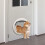 Clear Round Cat Door 11.8 Inch 4-Way Locking 4