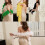 Bandes de plumes bleues 200 cm 1 pièce 3