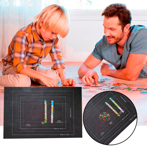 Puzzle Roll Storage Mat with Drawstring Bag 2
