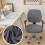 Housse de chaise de bureau extensible en maille 2 pièces 5