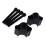 Motorcycle Handlebar Riser Extension Clamp 22mm Black 4
