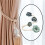 Vorhanghalter im Boho-Stil für Kinderzimmer, blau 7