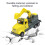 Push-Pull Excavator Toy – Moving Wheels, ABS Plastic, 5
