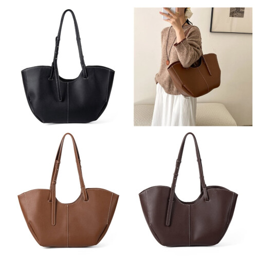Moderne Damenhandtasche mit großem Fassungsvermögen, elegante Schultertasche für Arbeit, Schule oder Freizeit 1