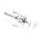Tom Stand Drum Suspension Mount Rack Silver 2