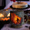 Mug Feu de forêt, thème Sasquatch, style camping vintage 4