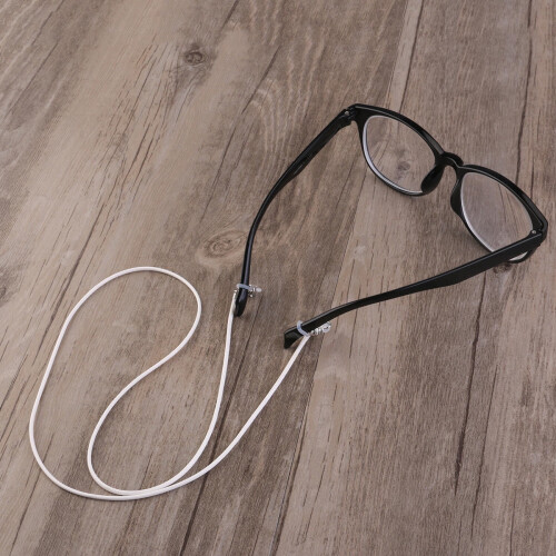 Eyeglasses Cord Holder Strap White Wax Rope Chain 2