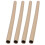 Paper Cylinder Tubes Light Brown 4 pcs 3