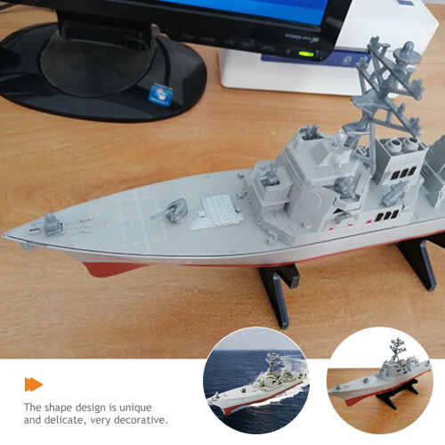 Navy Ship Model Plastic Warship Toy 1 Piece 2