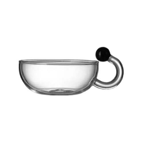 Tea Pot Set with Removable Infuser Heat-Resistant Glass 2pcs 1