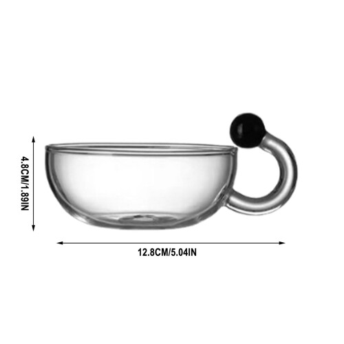 Tea Pot Set 20oz Heat-Resistant Glass with Removable 2