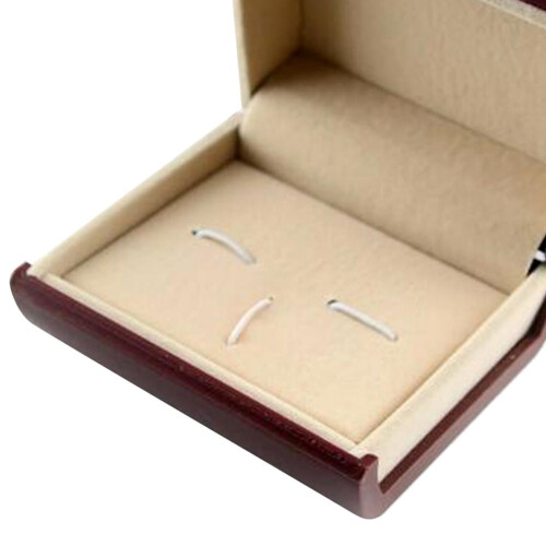 Cufflinks and Tie Bar Storage Box Red 2
