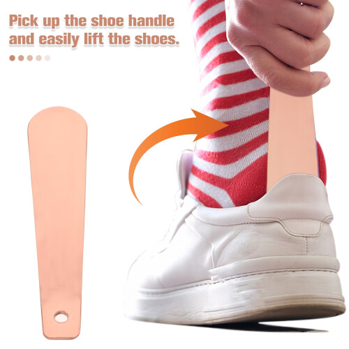 Shoehorn Long Lifters Spoon Slider Tool Rose Gold 2