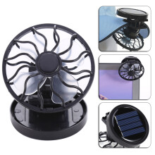 (Type B) Solar Mini Clip Fan Clip On Desk Fan Portable Mini Personal Fan Air Cooling Fan Desktop Fan Outdoor Camping Hiking