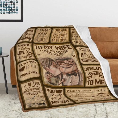 Couverture d'anniversaire de mariage pour épouse 40x50 pouces 1