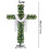 Pre-Lit Christmas Cross Tree 5.91 ft 50 Warm White LEDs 3
