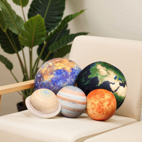 Peluche Système Solaire - Motif Mars - 3-8 ans 1