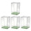 Clear Figurine Display Case Set 4-Pack 6