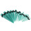 Acrylic Ear Tunnels Jewelry Light Blue 36 Pieces 3