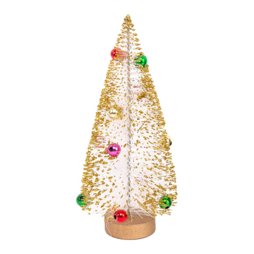 Bureau- en deurdecoratie met kerstboomversiering 1