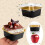 Mini Square Baking Cups with Lids 50 Pcs 5oz Aluminum Foil 5