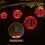 LED Christmas Light Balls 12 inch Foldable 2 Pack Red 2