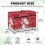 Snowman Sewing Machine Cover Protective Dust Cover for 7