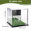Acrylic golf ball display case square clear stand 5