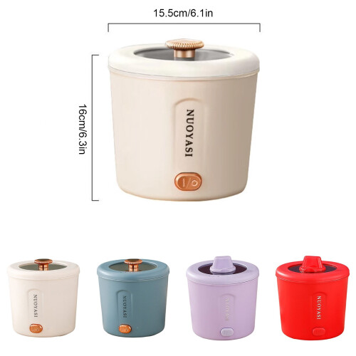 Mini bouilloire électrique portable multifonctionnelle 1L 450W 2