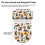 Ensemble de housse de siège de toilette universelle à base élastique 17 x 21 pouces 8