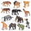 Mini Prehistoric Mammal Toy Set 12pcs 4