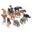 Mini Prehistoric Mammal Toy Set 12pcs 6