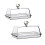 beurrier transparent avec couvercle (1 pièce) 4