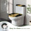 WC-Deckelbezüge-Set mit Sonnenblumenmuster, 2er-Pack, Polyester 4