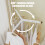 Floor Drying Rack Foldable360 Rotating Adjustable Height 6